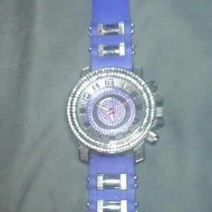 Iced out men's watch